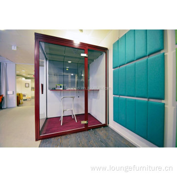 Customized Double soundproof office phone booth, privacy pod